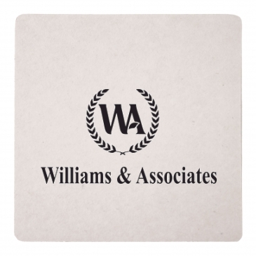 80 PT 4” High Density Pulp Board Coasters Square