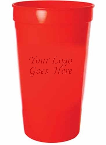 32 Oz. Smooth Colored Stadium Cup