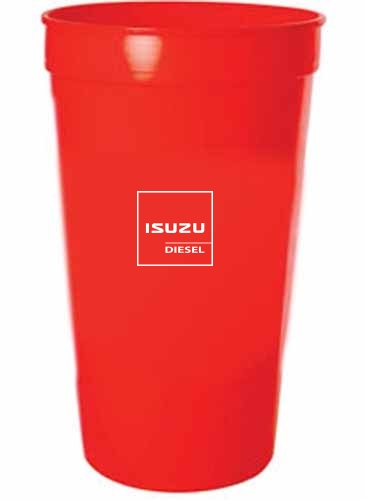 32 Oz. Smooth Colored Stadium Cup