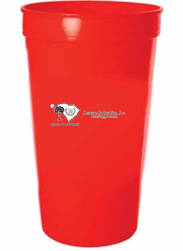 32 Oz. Smooth Colored Stadium Cup