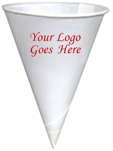 4.25 Oz. Conical W/rolled Rim