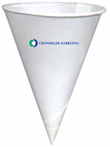 4.25 Oz. Conical W/rolled Rim