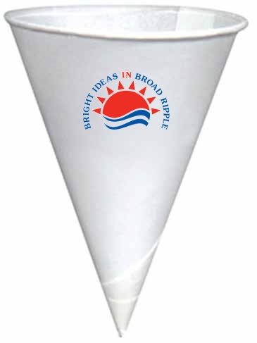 4.25 Oz. Conical W/rolled Rim