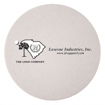 80 PT 4” High Density Pulp Board Coasters Round
