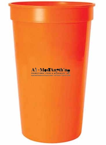 22 Oz. Smooth Colored Stadium Cup