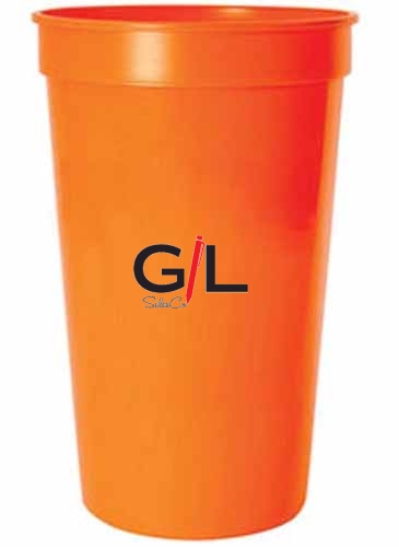 22 Oz. Smooth Colored Stadium Cup