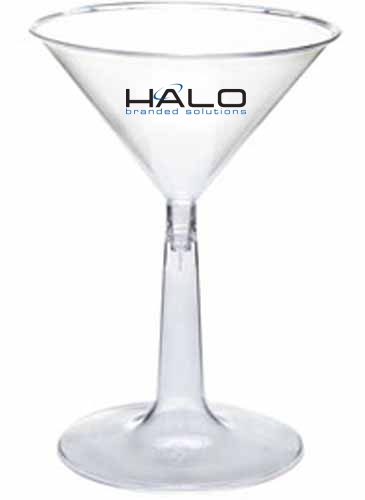 6 Oz. Clear Martini Glass (2 Piece)