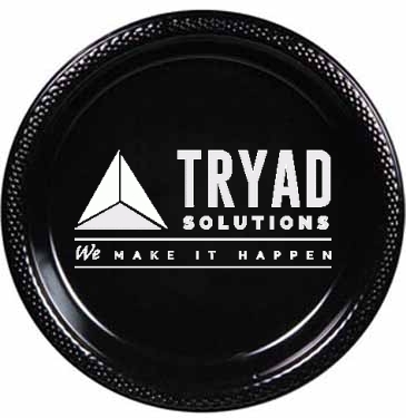 7" Colored Plastic Plates