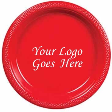 9" Colored Plastic Plates