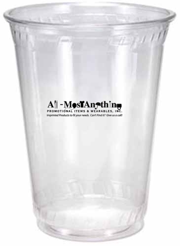 12/14 Oz. Clear Plastic Cup