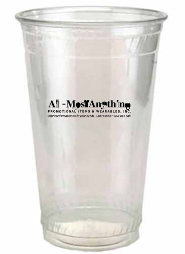 20 Oz. Clear Plastic Cup
