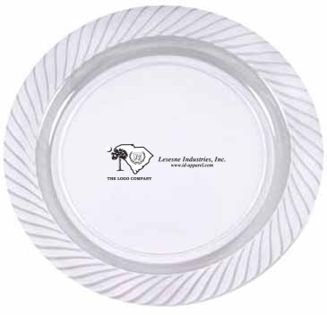 10.25" Clear Plastic Plates