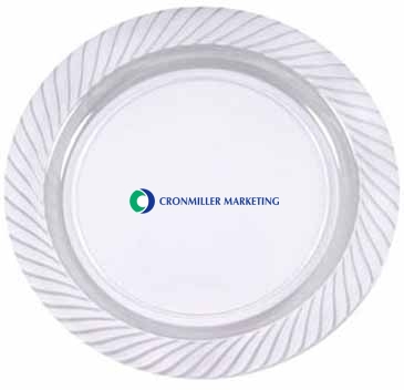 10.25" Clear Plastic Plates