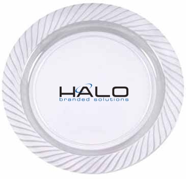 10.25" Clear Plastic Plates