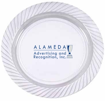 10.25" Clear Plastic Plates
