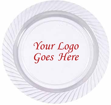 7.5" Clear Plastic Plates