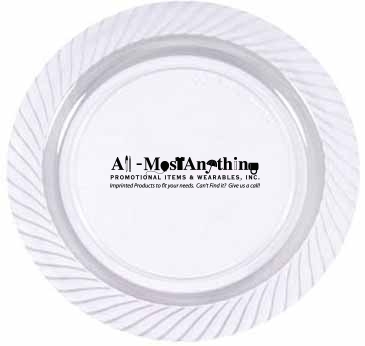 7.5" Clear Plastic Plates