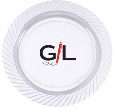 7.5" Clear Plastic Plates
