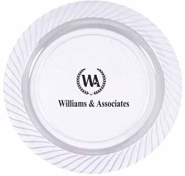 7.5" Clear Plastic Plates