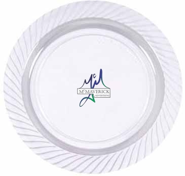 7.5" Clear Plastic Plates
