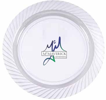 9" Clear Plastic Plates