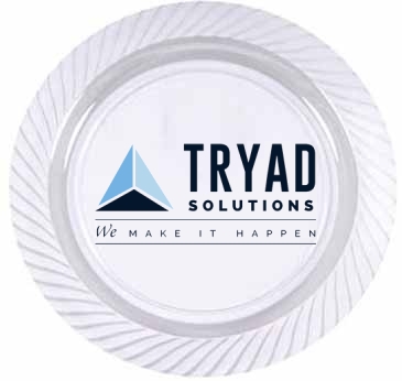 9" Clear Plastic Plates