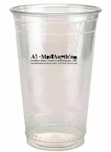 24 Oz. Clear Plastic Cup
