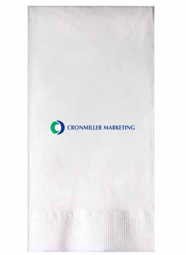 White 3-ply Dinner Napkins