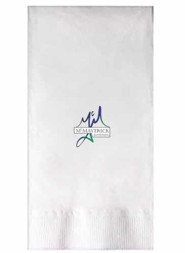 White 3-ply Dinner Napkins