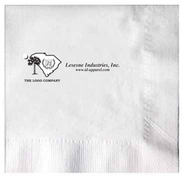 White 1-ply Luncheon Napkins