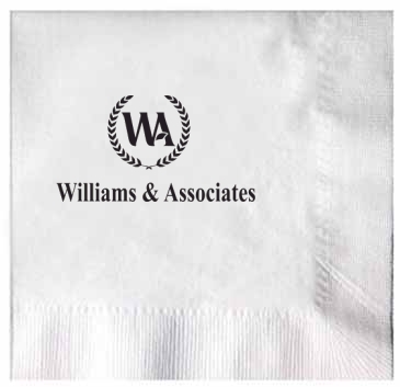 White 1-ply Luncheon Napkins