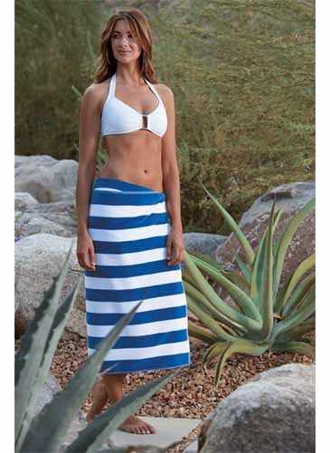 Turkish Signature Midweight Cabana Stripe Beach Towel