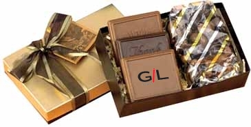 Cookie Gift Box with 3 Cookies and 1 Confection