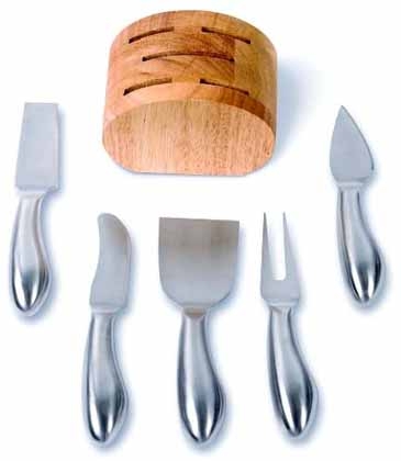 Blocco Cheese 5 Piece Tool Set