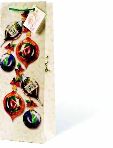 The Holiday Wine Bottle Gift Bag Collection (Deck The Halls)