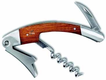 Curved Stainless Steel Corkscrew