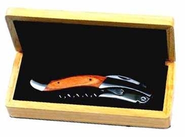 Michelangelo Waiter's Corkscrew w/Beechwood Handle
