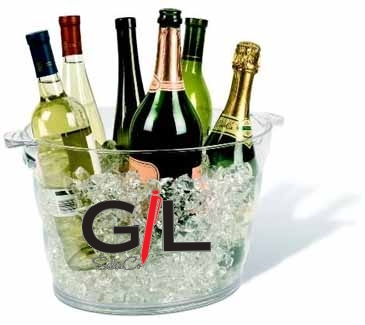 Monterey Jumbo Oval Acrylic Wine Cooler