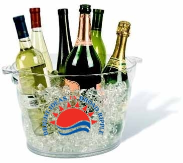 Monterey Jumbo Oval Acrylic Wine Cooler