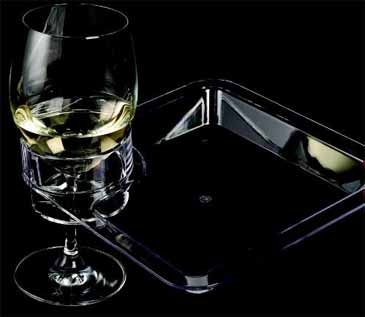 Acrylic Multi-Bev Party Plate