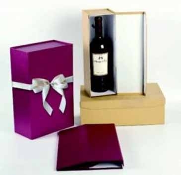 Regency "Pop Up" One Wine Bottle Gift Box w/Ribbon Bow