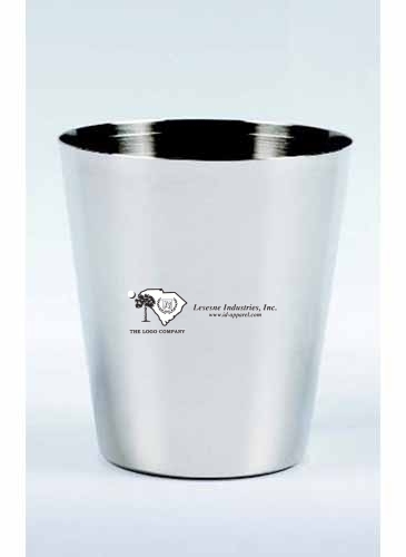 2 Oz. Stainless Steel Shot Glass w/Lines