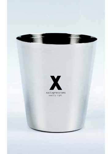 2 Oz. Stainless Steel Shot Glass w/Lines