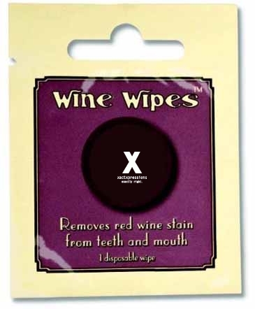 Wine Wipes Single Pack Disposable Wipe