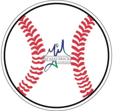 Sports Magnet | Baseball | 5 3/4" dia. | .030" Thickness | Full C