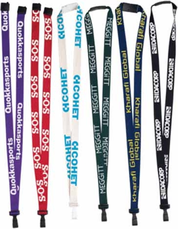 3/8? Bamboo Silk Screen Lanyard