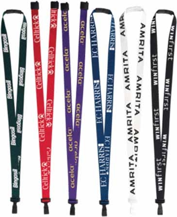 3/8? P.E.T. Recycled Silk Screen Lanyard