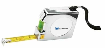Shorewood 12 ft. Chrome Tape Measure & Level