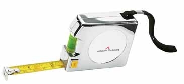 Shorewood 12 ft. Chrome Tape Measure & Level