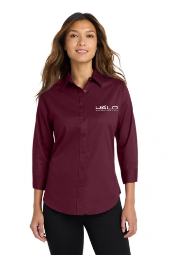 Port Authority® Ladies 3/4-Sleeve Easy Care Shirt